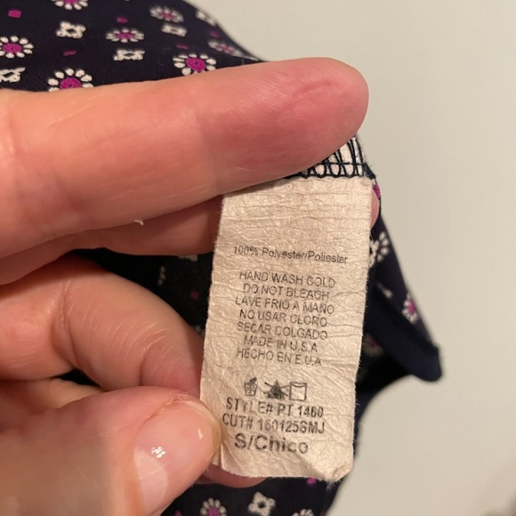 Paper moon Navy blue print tank size S - Picture 4 of 4